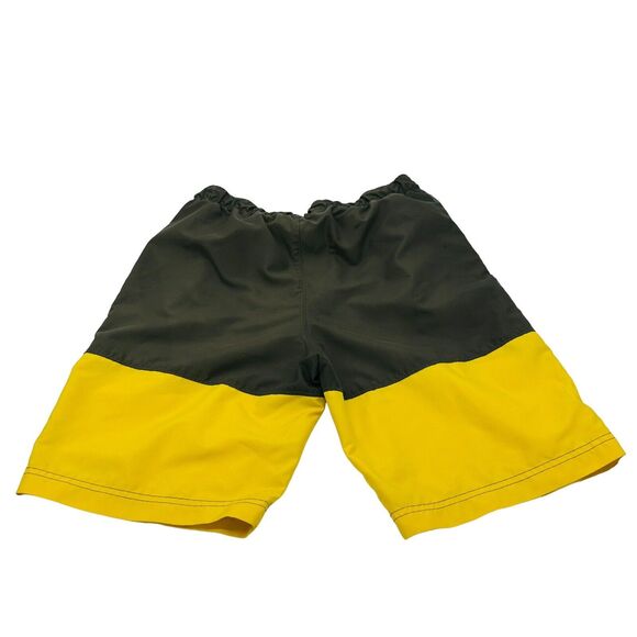 The North Face Swim Trunks Built in Brief Colorblock Boys XL 18-20 Gray Yellow - Picture 5 of 7
